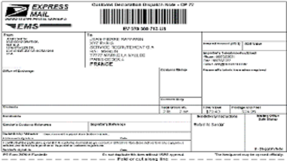 Postal Express Customs Clearance